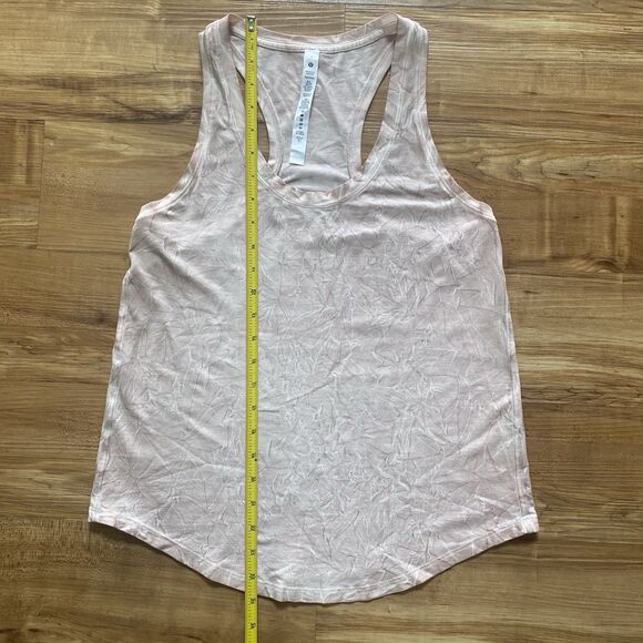 LULULEMON 4 Womens Summit Wash Smokey Topaz Pink Love Tank Top Workout Running S - Picture 15 of 15
